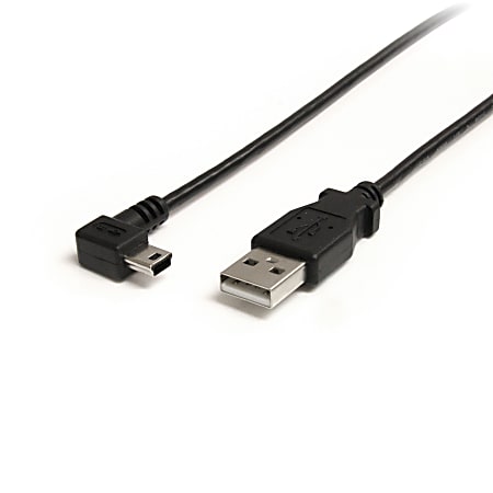 StarTech.com USB to Mini Right Angle USB Cable, 3 ft