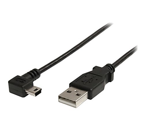 StarTech.com USB to Mini Right Angle USB Cable 3 ft - Office Depot