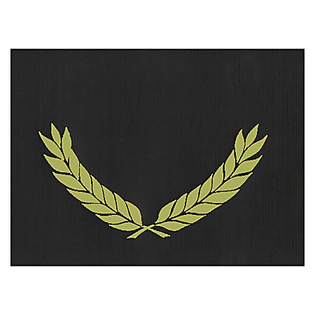 Hayes Publishing Gold Foil Stamped Black Certificate Folders, 10" x 13", Pack Of 30