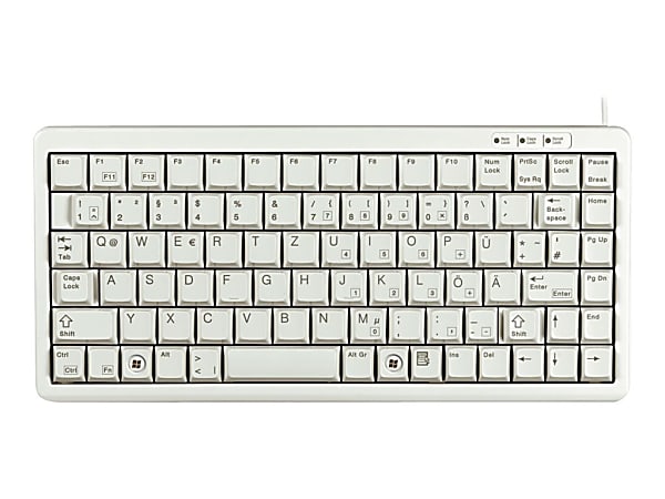 CHERRY ML4100 - Keyboard - PS/2, USB - US - light gray
