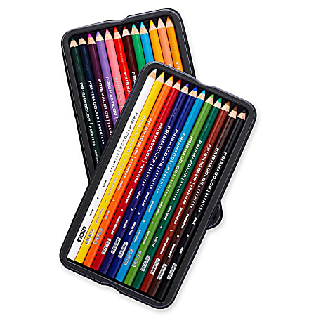 Prismacolor Professional Thick Lead Art Pencils Assorted Colors Set Of 24  Pencils - Office Depot