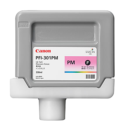 Canon® PFI-301 Photo Magenta Ink Cartridge, PFI-301PM