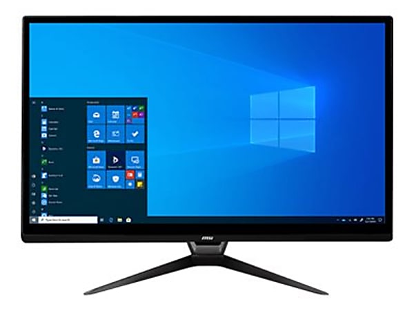 MSI PRO 22XT 10M-210US All-in-One Gaming Computer - Intel Core i5 10th Gen i5-10400 Hexa-core (6 Core) 2.90 GHz - 8 GB RAM DDR4 SDRAM - 256 GB M.2 PCI Express NVMe SSD - 21.5" Full HD 1920 x 1080 Touchscreen Display - Desktop - Black - Windows 10 Pro