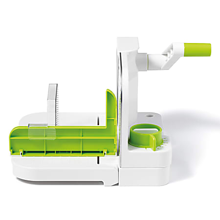 Starfrit® 092968-002-0000 Manual Deli Slicer, Green/White