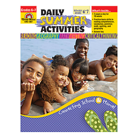 Evan-Moor® Daily Summer Activities, Moving From 6th To 7th Grade