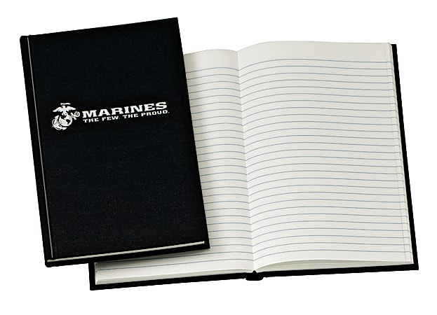 Accounting Book With Marine Logo, 5 1/2" x 8", 192 Pages