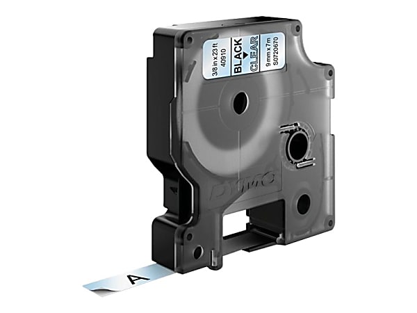 DYMO D1 41913 Black On White Tape Water Resistant 0.38 x 23