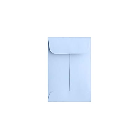 LUX Coin Envelopes, #1, Gummed Seal, Baby Blue, Pack Of 50