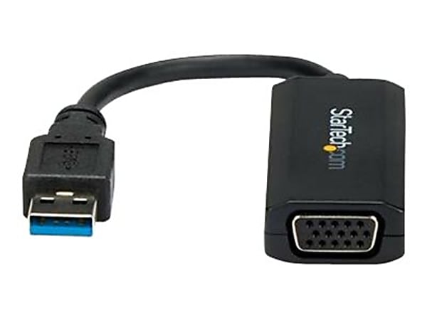 StarTech.com USB 3.0 to VGA Display Adapter 1920x1200, On-Board Driver Installation, Video Converter with External Graphics Card - USB32VGAV