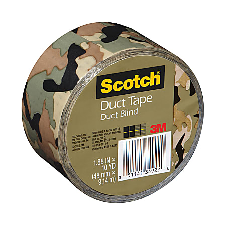 Scotch® Colored Duct Tape, 1 7/8" x 10 Yd., Camo