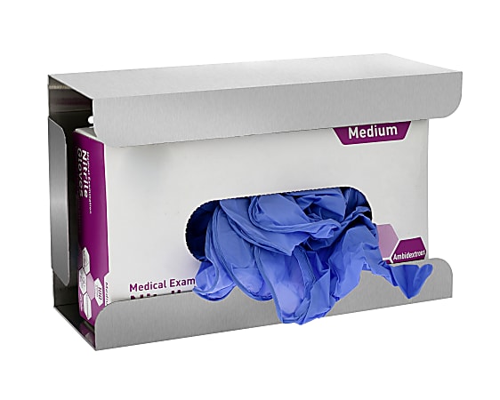 Alpine Single Glove Box Holders 10 116 H x 6 516 W x 3 1316 D Silver