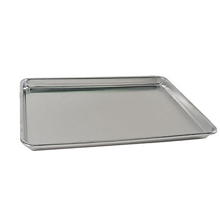 Winco Half Size Aluminum Sheet Pan, 17 -15/16"L x 13"W x 1"H, Silver