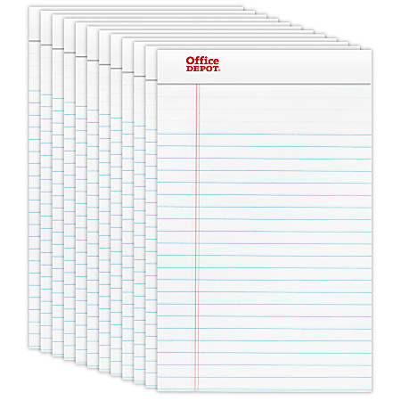 Office Depot® Brand Perforated Writing Pads, 5" x