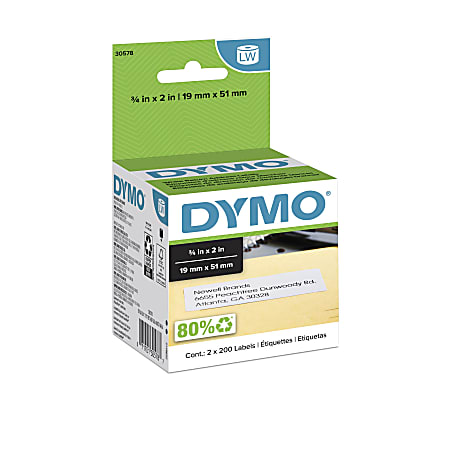 DYMO LabelWriter Labels Return Address 30578 34 x 2 Box of ...