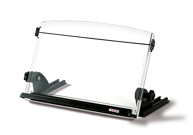 3M™ Desktop Document Holders, 14", Black/Clear