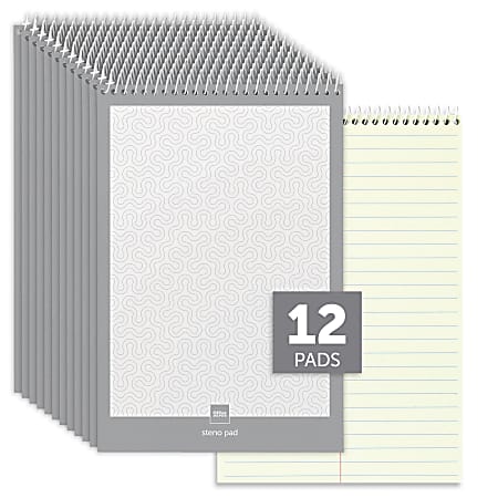 Office Depot Brand Steno Books 6 x 9 Gregg Ruled 70 Sheets