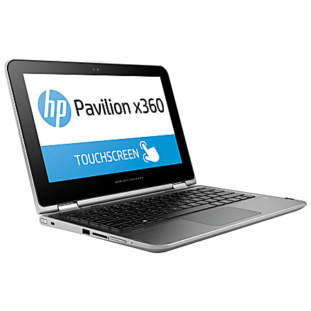 HP Pavilion x360 11-k000 11-k020nr 11.6" LCD 2 in 1 Netbook - Intel Pentium N3700 Quad-core (4 Core) 1.60 GHz - 4 GB - 500 GB HDD - Windows 8.1 - 1366 x 768 - Convertible - Natural Silver, Ash Silver