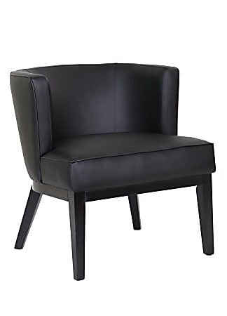 Boss Office Products Ava Accent Chair, Black
