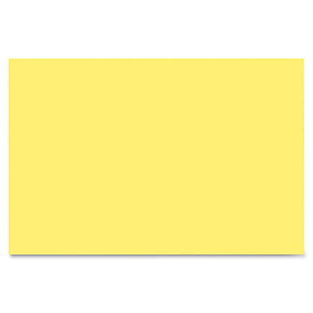 Office Depot Brand Construction Paper 9 x 12 100percent Recycled Yellow  Pack Of 50 Sheets - Office Depot