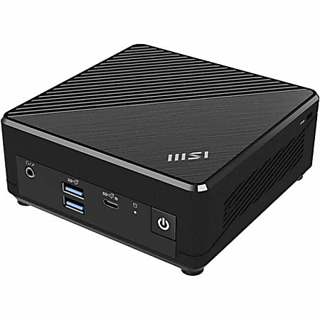 MSI Cubi N Cubi N ADL-005US Desktop Computer - Intel Pentium N200 - 4 GB - 128 GB HDD - Mini PC - Intel Chip - Windows 11 Pro - Intel UHD Graphics DDR4 SDRAM - IEEE 802.11ac - 65 W