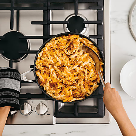 Hard-Anodized Nonstick 3-Quart Saute Pan with Lid