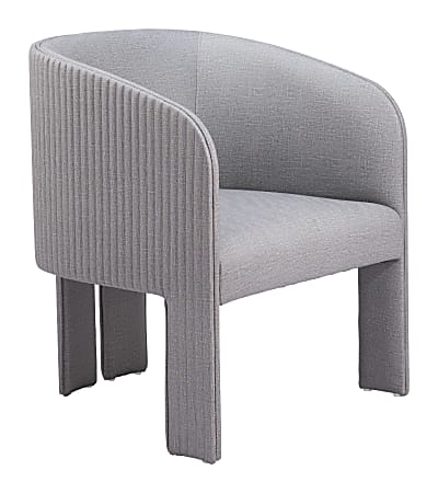 Zuo Hull Accent Chair, Slate Gray