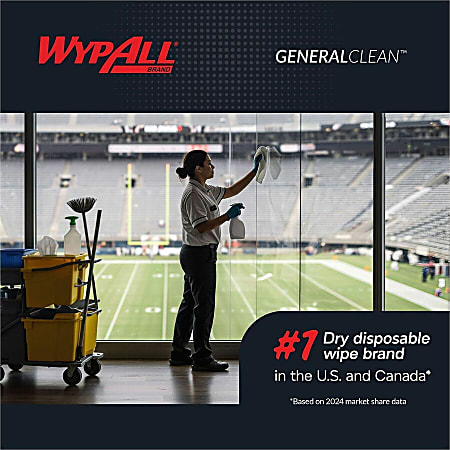 Kimberly Clark Professional Wipers WypAll X60 Pop Up Box 9 110 x