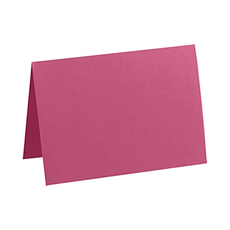 LUX Folded Cards, A2, 4 1/4" x 5 1/2", Magenta, Pack Of 500