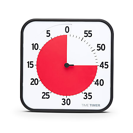 Time Timer Original Timer, 12", Black
