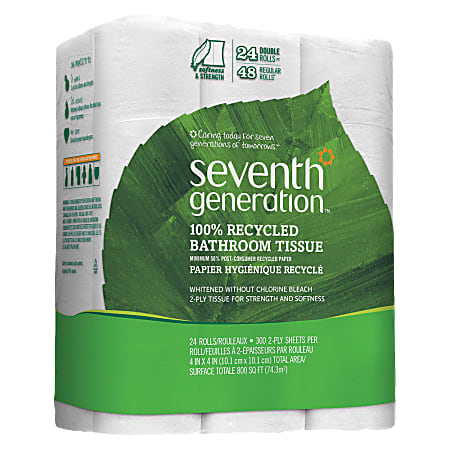 Seventh Generation® 2-Ply Toilet Paper, 100% Recycled, 300