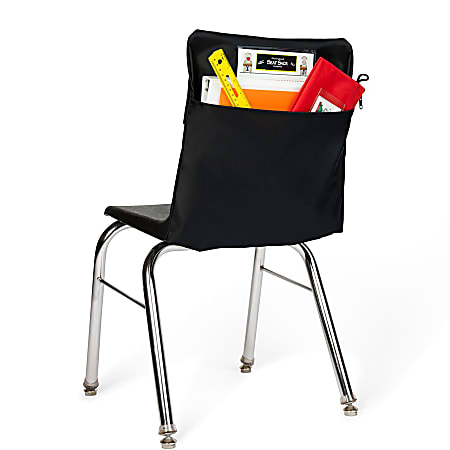 Victor Seat Sack® Chair Cover Classroom Pack, 15" x 1/2", Black, Pack Of 25 Covers