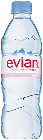 Evian Water, 16.9 Oz., Case of 24