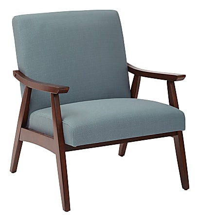 Ave Six Davis Chair, Klein Sea/Medium Espresso