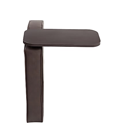 Boss Bomber Tablet Arm For Sectional Sofas, Right Arm, Brown
