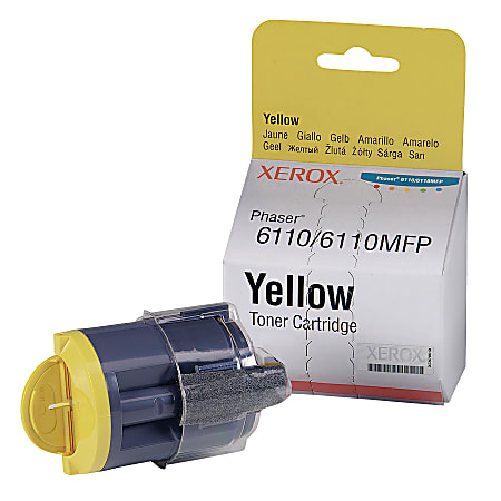 Xerox® 6110/6110MFP Yellow Toner Cartridge, 106R01273