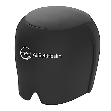 AllSett Health® Cold Gel Ice Head Wrap Hat For Headache And Migraine Relief, 9-1/16” x 5-9/16”, Black