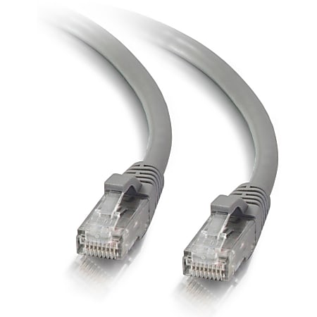 C2G 7ft Cat5e Ethernet Cable - Snagless Unshielded (UTP) - Gray - Category 5e for Network Device - RJ-45 Male - RJ-45 Male - 7ft - Gray
