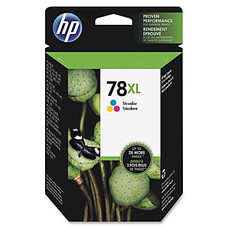 HP 78XL High-Yield Tri-Color Ink Cartridge, C6578AN