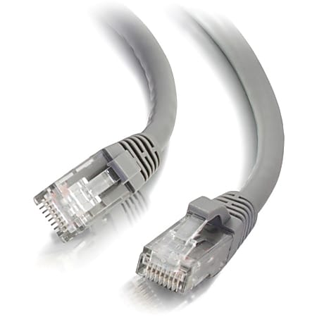 C2G 10ft Cat6 Ethernet Cable - Snagless Unshielded (UTP) - Gray - Category 6 for Network Device - RJ-45 Male - RJ-45 Male - 10ft - Gray