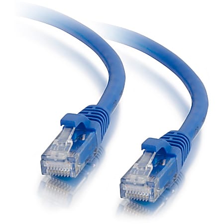 C2G 3ft Cat5e Ethernet Cable - Snagless Unshielded (UTP) - Blue - Cat5e for Network Device - RJ-45 Male - RJ-45 Male - 3ft - Blue