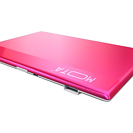 MOTA Portable Micro-USB Battery Charger, 800 mAh, Pink