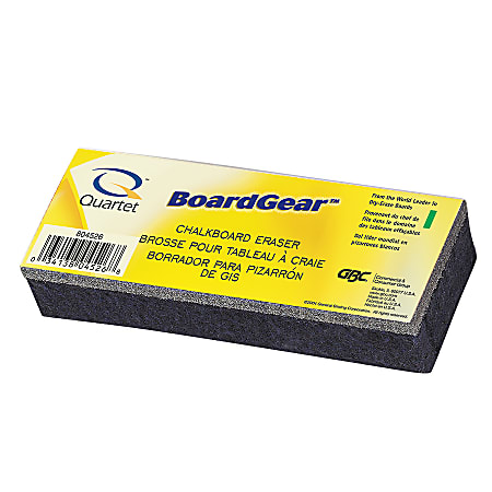 Quartet® Zenith Sewn Chalkboard Eraser, 5