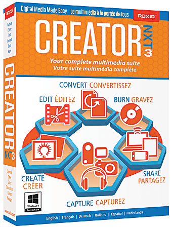 Corel® Roxio® Creator® NXT 3, Traditional Disc