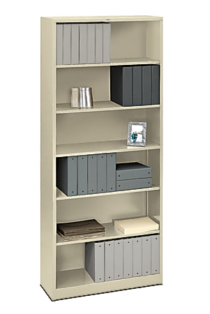 HON® Brigade® 6 Shelf Transitional Modular Shelving Bookcase,