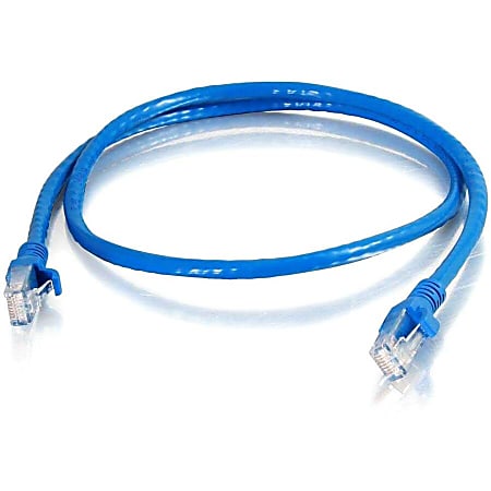 C2G 100ft Cat6 Snagless UTP Unshielded Ethernet Network Patch Cable (TAA) - Blue - Patch cable - TAA Compliant - RJ-45 (M) to RJ-45 (M) - 100 ft - UTP - CAT 6 - molded, snagless, stranded - blue