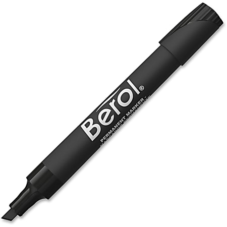 10pcs Waterproof Black Marker Pens With Broad Nib For Logistics, Quick  Drying And Non-erasable Pen For Tagging