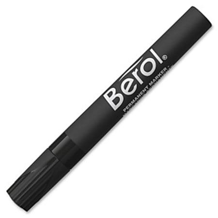 Berol By Eberhard Faber 3000 Chisel Tip Permanent Markers Black