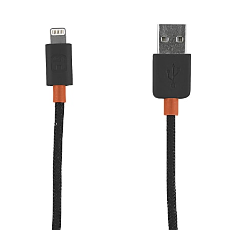 iHome® Lightning Charge & Sync Cable For Apple® iPhone®, 5', Black