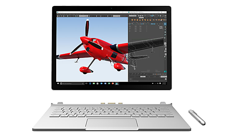 Microsoft® Surface Book, 13.5” Touch Screen, Intel® Core™ i5, 8GB Memory, 128GB Solid State Drive, Windows® 10 Pro