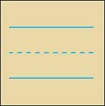 Office Depot® Brand Stock Ruled Storybook Paper, 7" Picture Story Heading (1 Side), 1" Rule, 1/2" Mid Line, 1/2" Skip Space, 18" x 12", Pack Of 500 Sheets